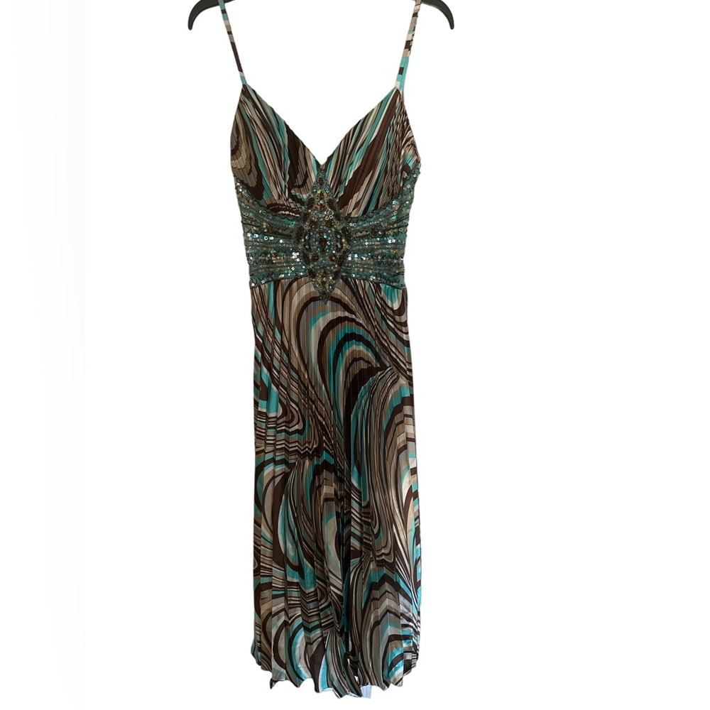 This is a size L, it's a multicolor, and it has sequins